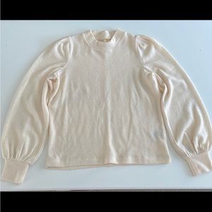 Madewell Puff Sleeve Long Sleeve Sweater